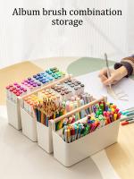 Portalápices de escritorio portátil de gran capacidad, bonito rotulador, caja de almacenamiento de papelería, portalápices creativo, organizador de escritorio - details 0