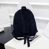 Mochila de pana de moda, mochila grande con capacidad para libros y correa ajustable para estudiantes - details 5