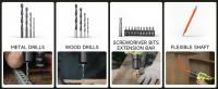 FADAWALT Juego de destornilladores inalámbricos, juego de taladro inalámbrico de 20 V con 2 baterías de 1300 mAh, taladro inalámbrico 21 + 1 niveles de torsión, caja de herramientas verde para bricolaje con taladro, 2 velocidades variables, luz LED - details 5