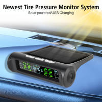 Sistemas de alarma de seguridad para automóviles con pantalla LCD, reloj Digital, sistema de supervisión de presión de neumáticos de coche, USB/Solar TPMS - details 0