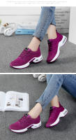 Zapatos para correr de marca, zapatillas transpirables para mujer, zapatos deportivos de verano de malla ligera con cojín de aire para mujer, zapatos de entrenamiento con cordones para exteriores - details 14