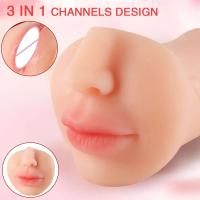 Taza de avión para hombres, masturbador masculino, masturbación Anal vaginal Oral, Vagina Real suave, Coño de bolsillo, Juguetes sexuales para hombres, mamada - details 0
