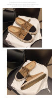 Zapatillas Planas de Punta Cerrada para Mujeres Verano Retro Sandalias Perezosas Zapatos de Pescador - details 8