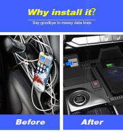 Cargador Inalámbrico Qi para Automóvil 15W Panel de Carga Rápida para Teléfono Móvil Accesorios de Interior para Nissan Sylphy/ Sentra 2020-2023 - details 2