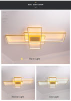 Lámpara de Techo Rectangular Grande TOMAXIN 140CM para Sala Dormitorio Iluminación Moderna Led Control Remoto Material Aluminio Producto Peligroso Normal - details 11
