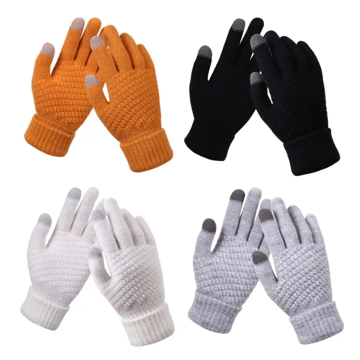Guantes de Ciclismo de Invierno con Pantalla Táctil A prueba de viento, Antideslizantes para Ciclismo, Correr, Conducir, Senderismo - 1