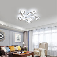 Goeco LED Moderno Nórdico Brillo de 6700LM Blanco 65*65*9.5 CM Iluminación Decorativa Eficiente en Energía - details 7