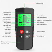 Escáner de pared buscador de tachuelas con retroiluminación y alarma de Audio, Sensor de tachuelas, buscador de haz para madera, alambre de CA, herramienta de posicionamiento de decodificación de Metal - details 6