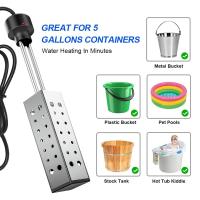 Calentador de agua de inmersión para el hogar, cubo eléctrico con temporizador, apagado automático, 2500W, enchufe europeo, Invierno - details 4