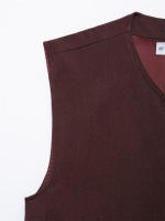 OUWU- Top Corto Sin Mangas Con Cuello Redondo Para Mujer, Ropa De Calle Retro, Traje Informal, Chaleco Y2K - details 7