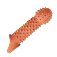 Funda extensora de condón reutilizable Leten para placer sexual, dura, rugosa y grande para hombres, retrasa la eyaculación - details 5
