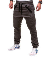 Pantalones deportivos con cordón elástico para hombre, informales con doble entrepierna abierta, nueva moda - details 1