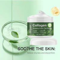 Crema facial de colágeno y té verde con ginseng hidratante, iluminadora, hidratante y reafirmante para la piel - details 5