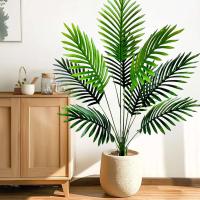 Palmera de Plástico Verde Planta Falsa Tropical para Decoración de Jardín Doméstico - details 10