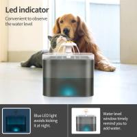 Fuente de Agua Automática para Mascotas con Luz LED 1*Pack Filtros 2L Dispensador de Bebida Silencioso para Perros y Gatos Hecho en China - details 5