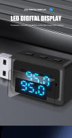 VAORLO-Mini receptor transmisor USB con pantalla LED para coche, Kit de llamada manos libres, Audio inalámbrico automático para Radio Fm, Bluetooth 5,3 - details 8