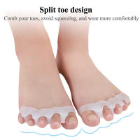 Separador de dedos del pie, Corrector de Hallux Valgus, 2 piezas, martillo ortopédico, Alisador, esparcidor, almohadillas para el cuidado de los pies - details 19