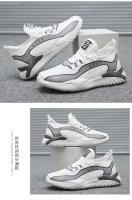 Zapatos deportivos corrientes de los hombres ocasionales antideslizantes respirables de la malla de la moda barata del logotipo de la marca 2024 - details 5