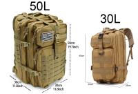 Mochila Táctica de 45L Paquete de Asalto de 3P para Sobrevivencia al Aire Libre - details 0