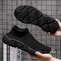 Zapatos para hombre 2025, zapatillas deportivas informales a la moda, mocasines transpirables para exteriores, zapatos de calcetín para hombre, zapatos para correr de talla grande para hombre - details 16