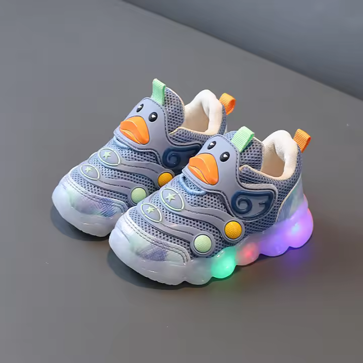 Zapatos Deportivos luminiscentes con luces para mujer, calzado de malla transpirable con suela suave para caminar, niño y recién nacido - 1