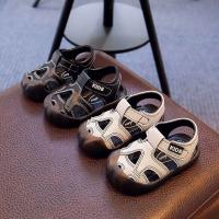 Zapatos de suela blanda para primeros pasos para niños, zapatillas de playa antipatadas con cabeza hueca, informales, para vacaciones, verano, 2024 - details 2