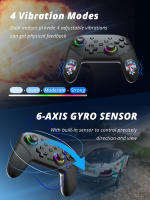 Mando inalámbrico para Switch OLED/Lite Pro, mando a distancia con batería de 1000Mah, función Turbo programable, Joystick - details 4