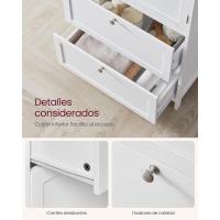 Mueble de Baño Almacenamiento Regulable Armario de Cocina con 2 Cajones y 2 Puertas - details 5