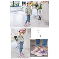 Zapatillas de deporte de marca para niños, zapatillas antideslizantes para correr para niñas, zapatillas deportivas impermeables para exteriores, zapatillas de tenis rosas, zapatos cómodos para caminar - details 20