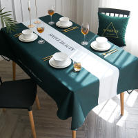 Mesa de centro Rectangular nórdica Anti-foug moderna para el hogar, Mantel de tela resistente al agua y al aceite, Mesa - details 2