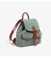 Mochila de Denim Retro Bolsa de Viaje con Forro de Denim - details 3