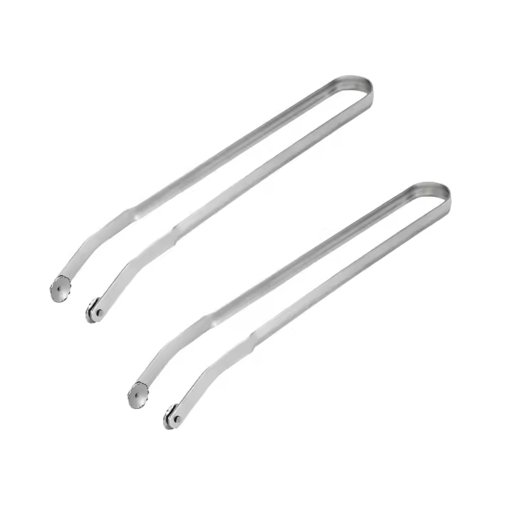 Pinzas Giratorias Para barbacoas, De Acero Inoxidable, Giratorias Para Salchichas, Barbacoa - 1