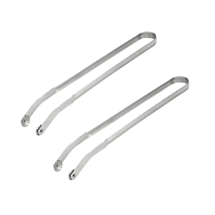 Pinzas Giratorias Para barbacoas, De Acero Inoxidable, Giratorias Para Salchichas, Barbacoa - 1