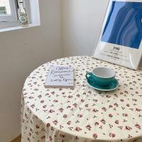 Manteles estampados para decoración del hogar, cubiertas de mesa con estampado de lavanda rosa para dormitorios - details 11