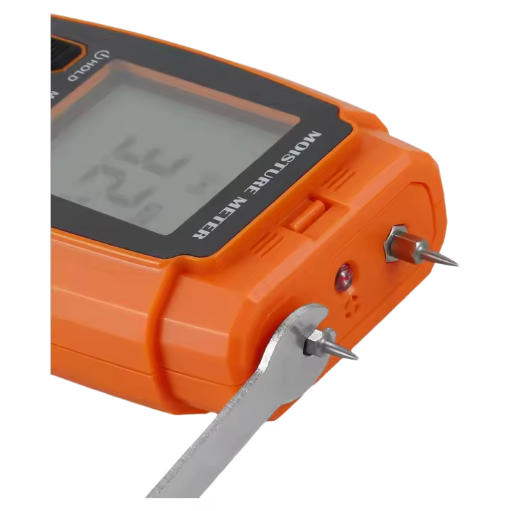 Medidor De Humedad Para Madera Digital Sin Pinos EMT01 Profesional 0~99.9% Higrómetro De Timbre Con Pantalla LCD Detector De Humedad - 1