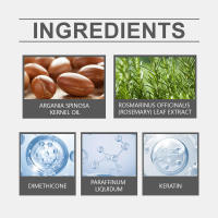 Secado por pulverización suave, cuidado, antiestático, sin lavado, nutritivo, hidratante y suavizante para el cabello. - details 1