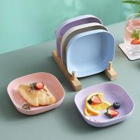 10pcs Set Reusable Fruit & Dessert Plates - Washable, Multifunctional Snack Dishes with Built-In Base for Bones & Candy - details 8