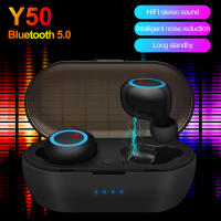 Auriculares inalámbricos Y50 TWS con Bluetooth 5,0, cascos deportivos impermeables con Control táctil, estéreo 9D, HIFI, micrófono HD, originales - details 0