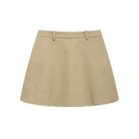 Moda Primavera 2025 para Mujer Falda Elegante de Color Sólido Combinada con Lado Casual - details 2