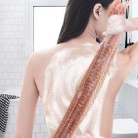 Esponja de baño de red africana de malla, absorbente de agua, depurador de ducha de espuma rápida, Toalla de baño exfoliante gruesa de secado rápido, 4 Uds. - details 5