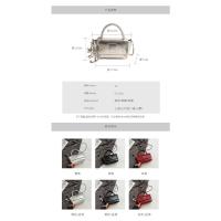 Moda plata encerado aceite de cuero bolso pequeño bolso cuadrado, nuevo bolso de hombro de cadena, bolso cruzado - details 0