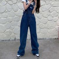 Monos de Denim Vintage MEXZT Pantalones de Lega Ancha para Mujer Estilo Callejero - details 17