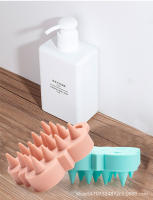 Cepillo de champú caliente universal para adultos y niños, peine calmante de masaje de champú de dibujos animados de silicona multistilo - details 5