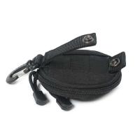 Mini monedero portátil con hebilla Triangular para hombre, informal, para exteriores, soporte para llaves, riñonera, funda redonda, billetera con cremallera - details 3