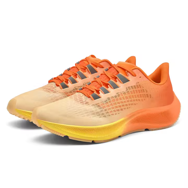 Nuevas zapatillas de deporte de pareja de maratón, zapatillas de correr casuales transpirables y ligeras de malla para hombre - 1