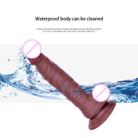 Juguete sexual para mujeres Consolador de silicona realista de 11 pulgadas, material seguro para el cuerpo Ventosa fuerte Consolador anal grueso ultra suave y realista para hombres Estimulador de punto G con eje curvo y bolas Entrenador de garganta - details 2