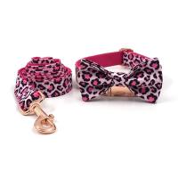Arnés perro leopardo rosa perros niñas, Collar mascotas grabado nombre personalizado y hebillas Metal seguridad, conjunto de - details 6