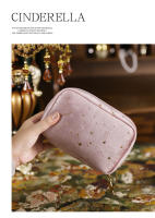 Bolsa de pañuelos sanitarios estilo japonés Mini lindo portátil exquisito bolso de maquillaje de terciopelo - details 12