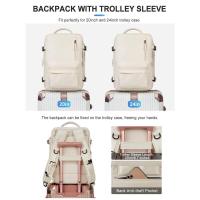 Mochila para maleta de cabina Ryanair para mujer, equipo de mano impermeable con USB - details 38