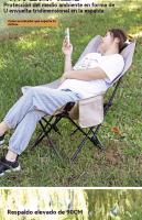 Silla reclinable jardin plegable portatil camping multifunción al aire libre - details 9